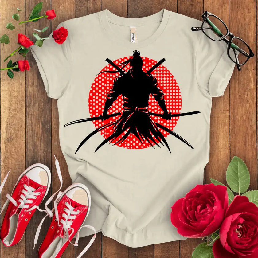 Samurai Spirit Tee - Retro Warrior Design - STYLISHOUR