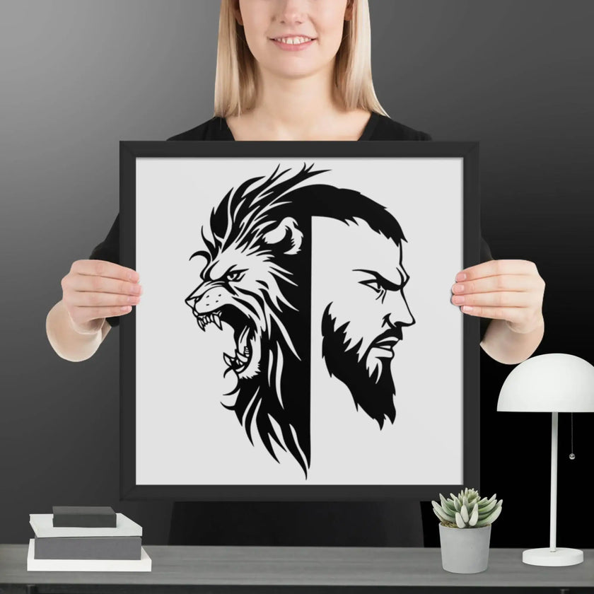 Fierce Fusion Wall Decor Framed poster - STYLISHOUR