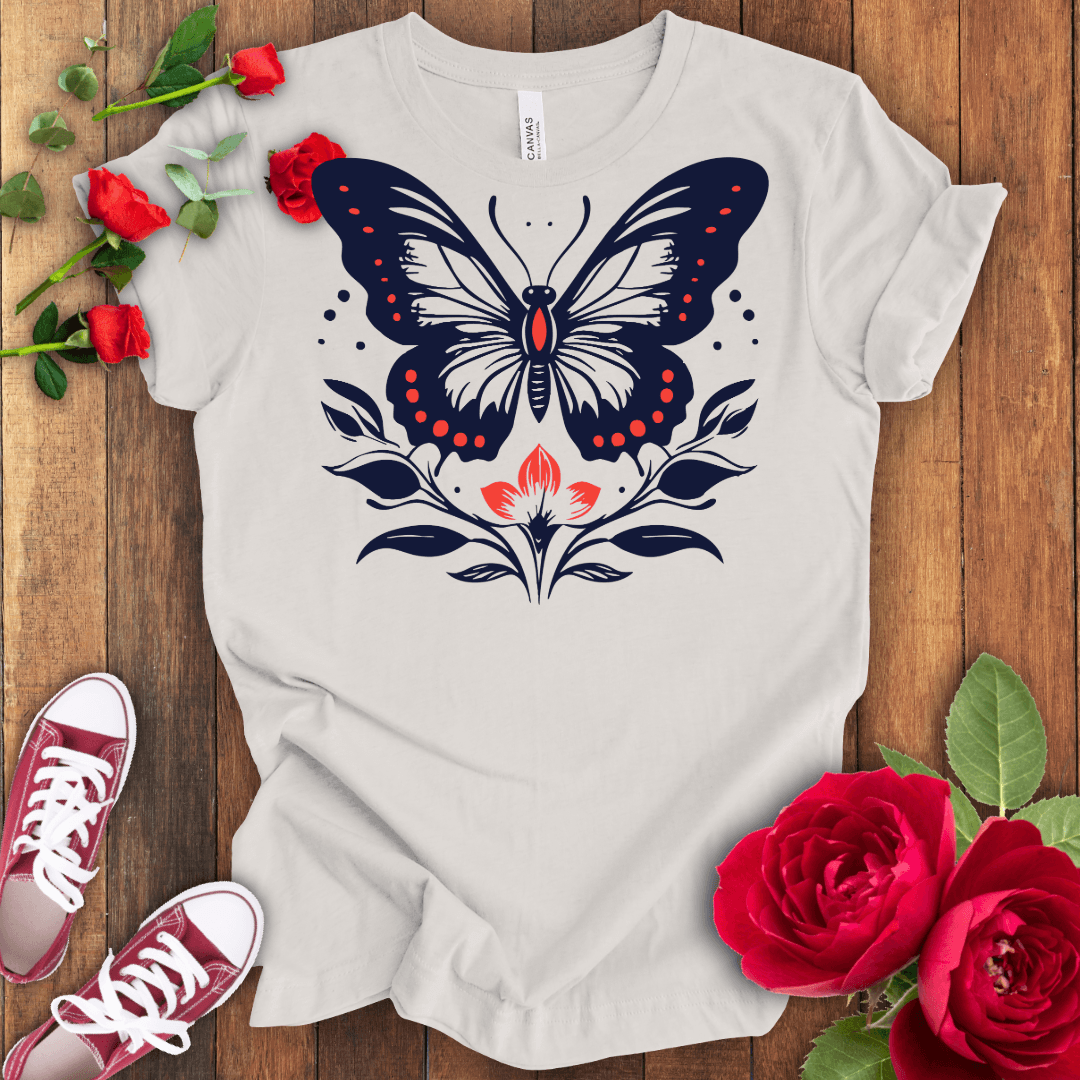 Wings of Freedom Butterfly T-shirt - STYLISHOUR