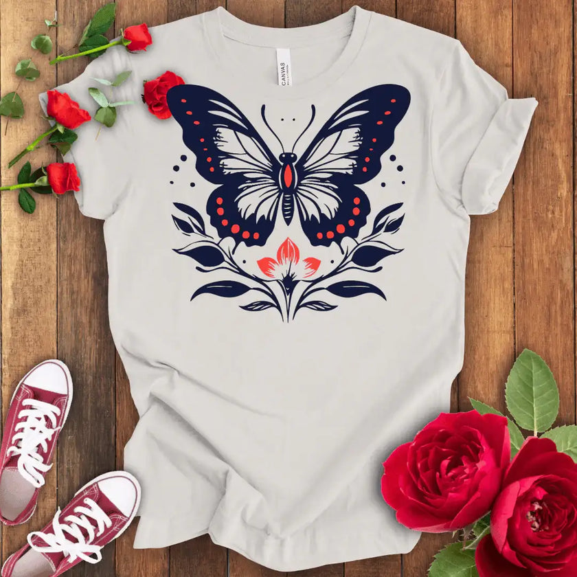 Wings of Freedom Butterfly T-shirt - STYLISHOUR