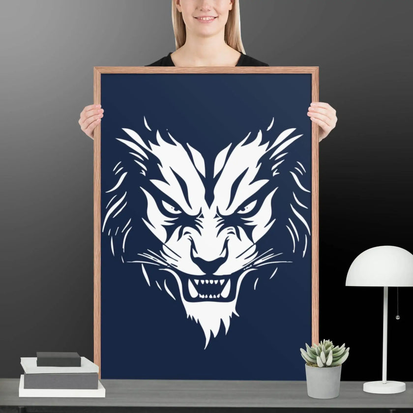 Roaring Madness Framed poster - STYLISHOUR