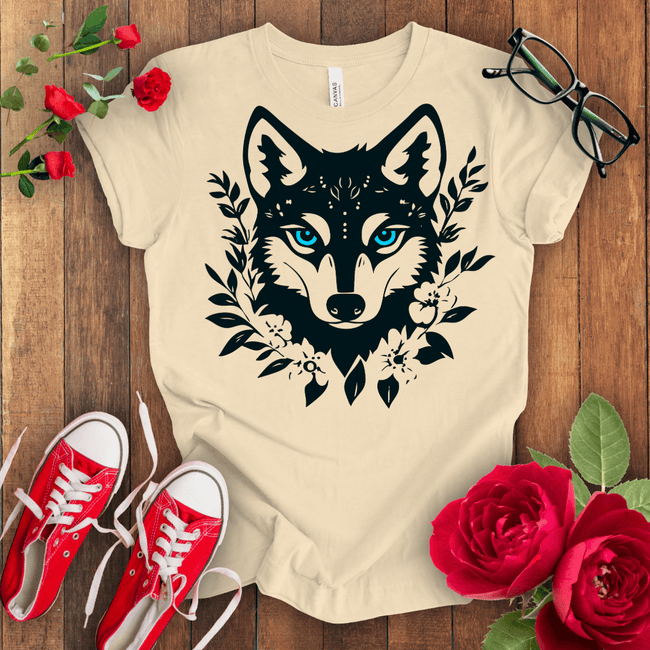 Blood Moon Hunt Wolf T-shirt - STYLISHOUR