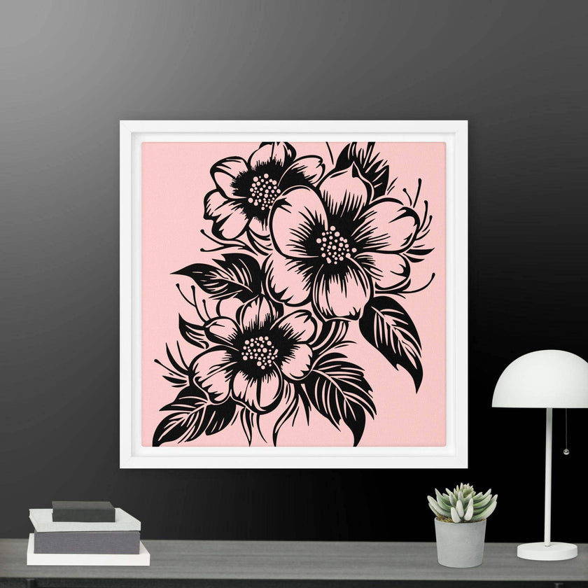 Flower Framed canvas - STYLISHOUR