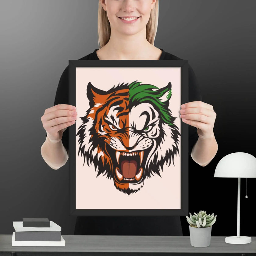 King of Chaos Framed poster - STYLISHOUR