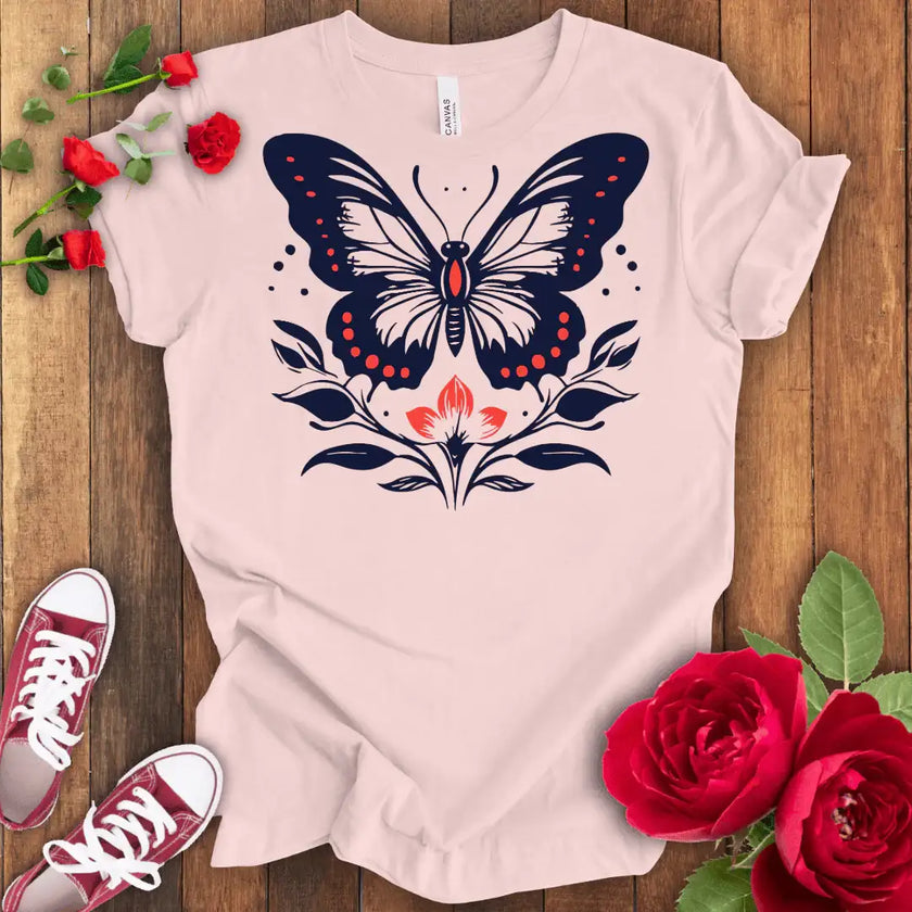 Wings of Freedom Butterfly T-shirt - STYLISHOUR
