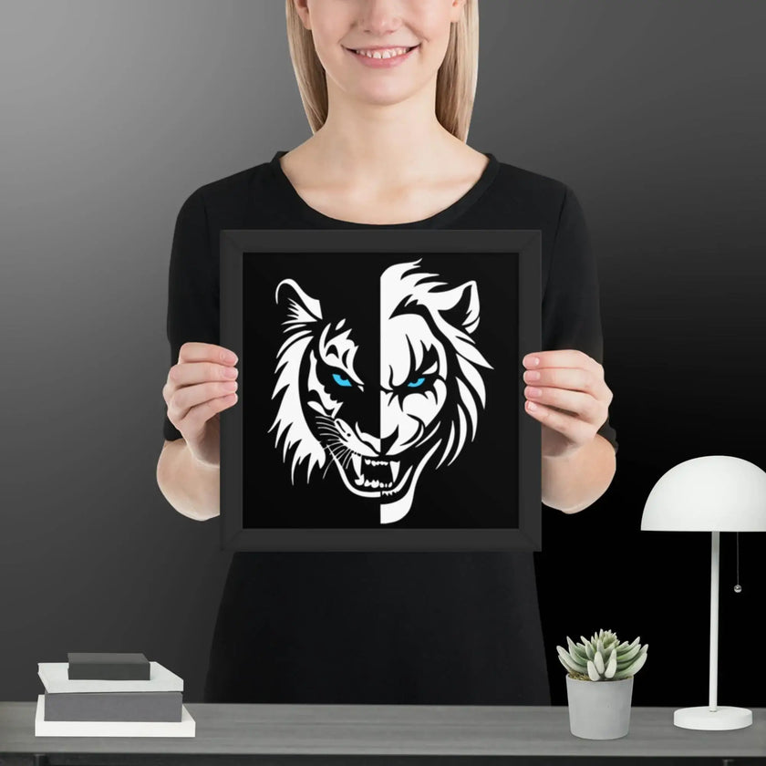 Roar & Madness Wall Art Framed Poster - STYLISHOUR