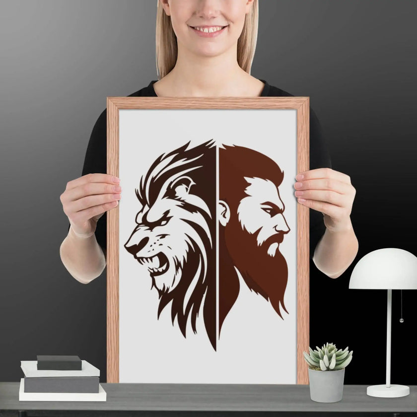 Fierce Fusion Wall Art Framed poster - STYLISHOUR