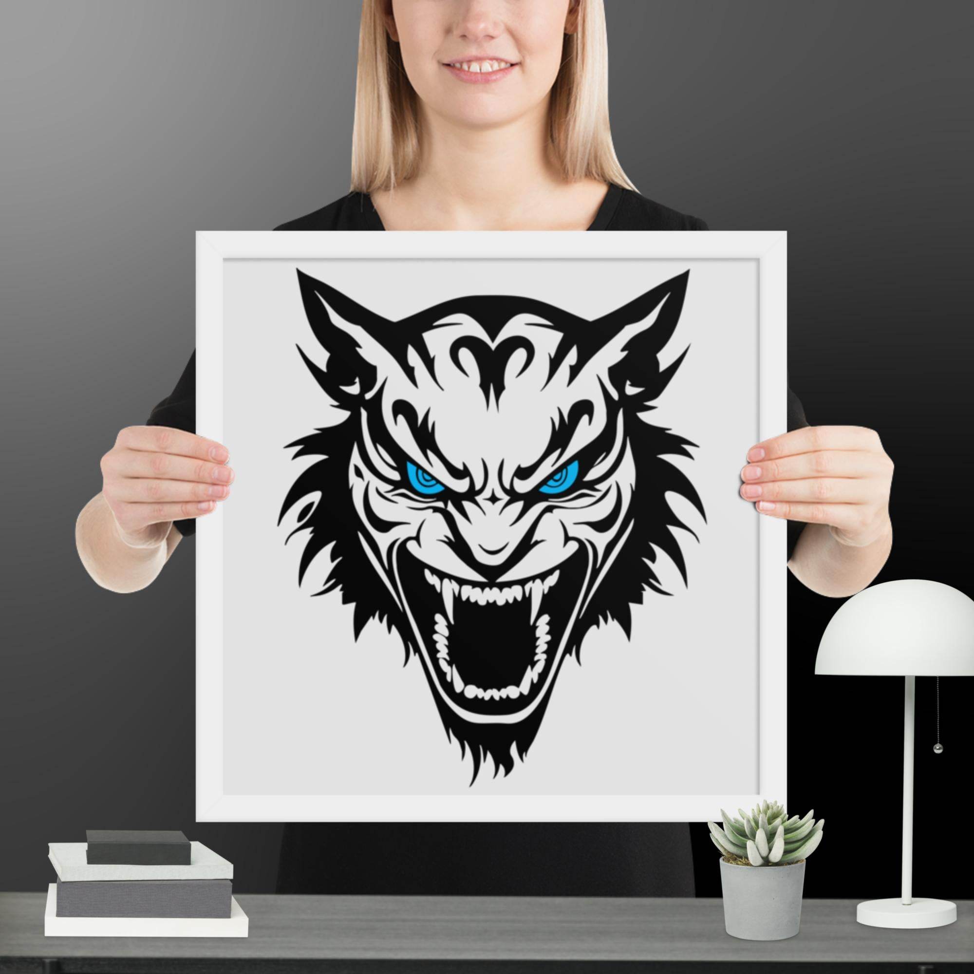 Jungle Madness Wall Art Framed poster - STYLISHOUR