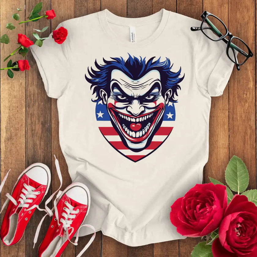 Joker Crazy Laugh Premium T-shirt - STYLISHOUR