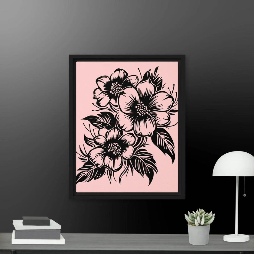 Flower Framed canvas - STYLISHOUR