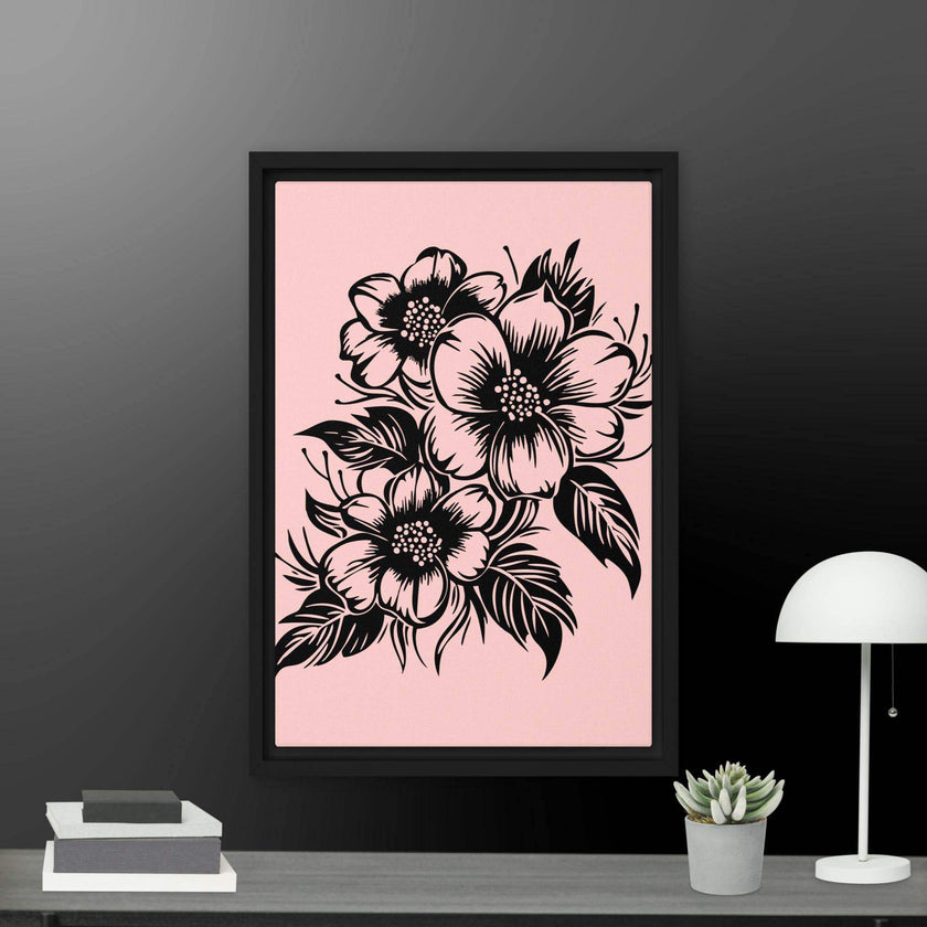 Flower Framed canvas - STYLISHOUR