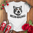 Meow Amazing Cat T-shirt - STYLISHOUR