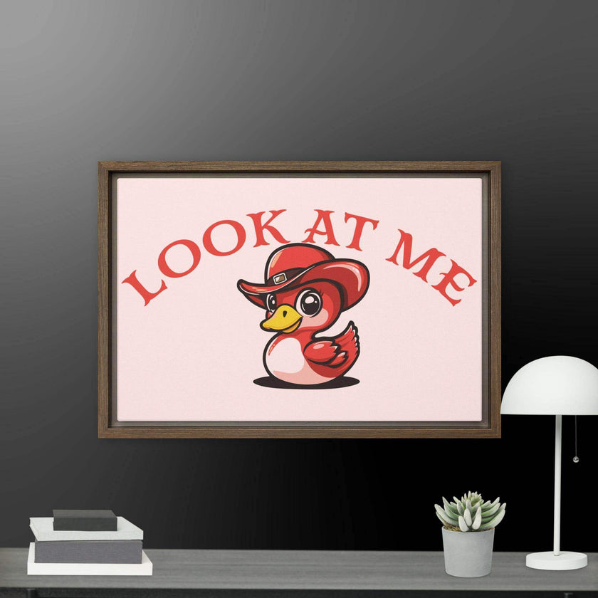 Look At Me Framed canvas - STYLISHOUR