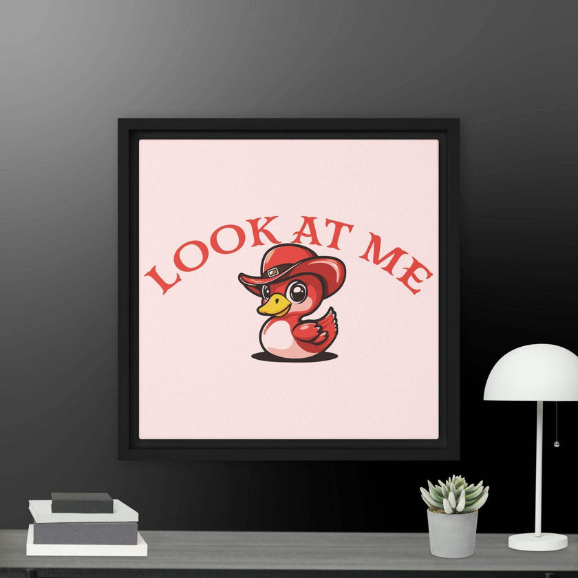 Look At Me Framed canvas - STYLISHOUR