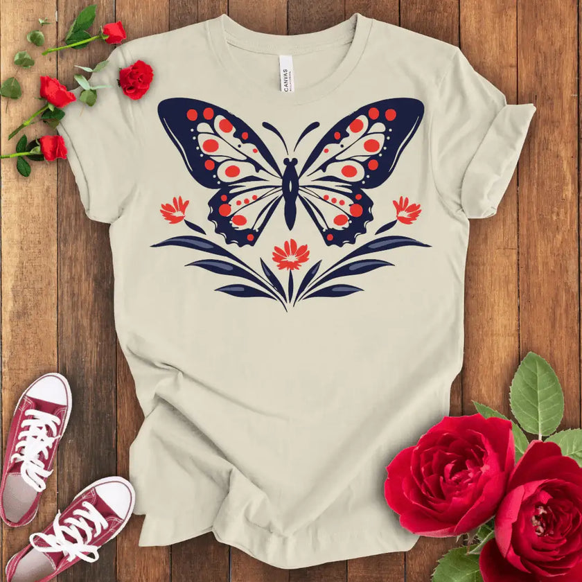 Wings of Wonder Butterfly T-shirt - STYLISHOUR