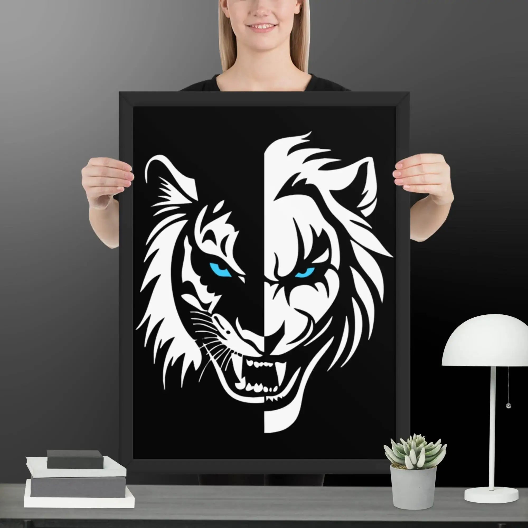 Roar & Madness Wall Art Framed Poster - STYLISHOUR