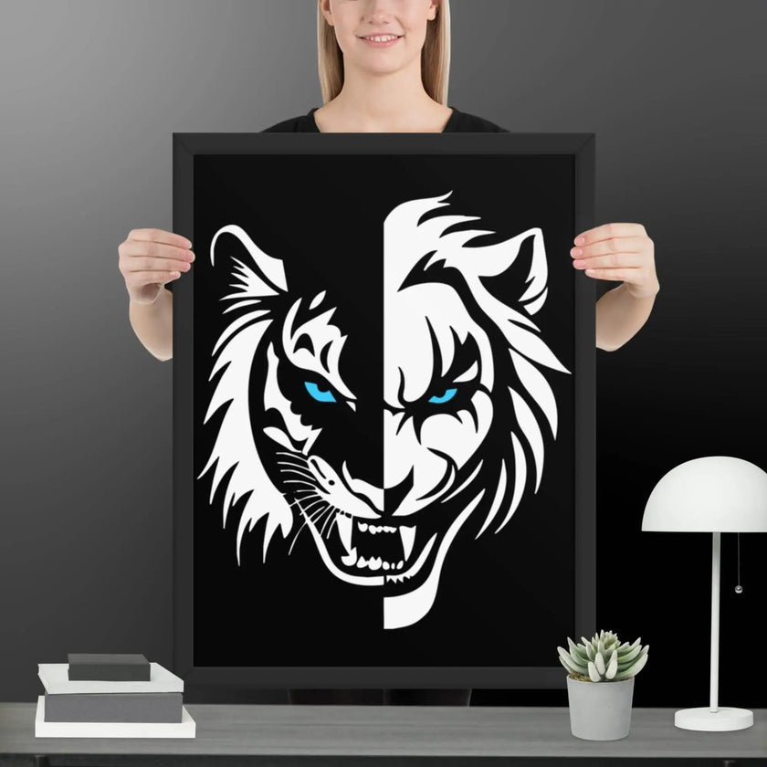 Roar & Madness Wall Art Framed Poster - STYLISHOUR
