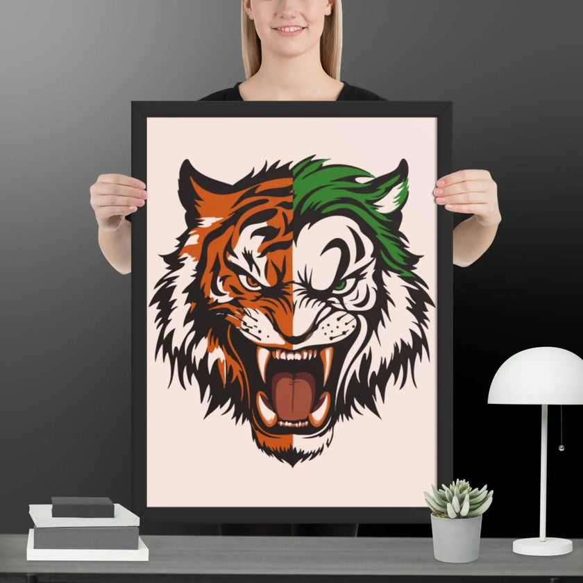 King of Chaos Framed poster - STYLISHOUR