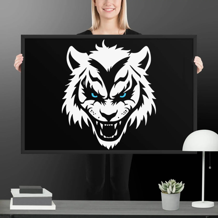 Fusion of Chaos and Power Framed poster - STYLISHOUR