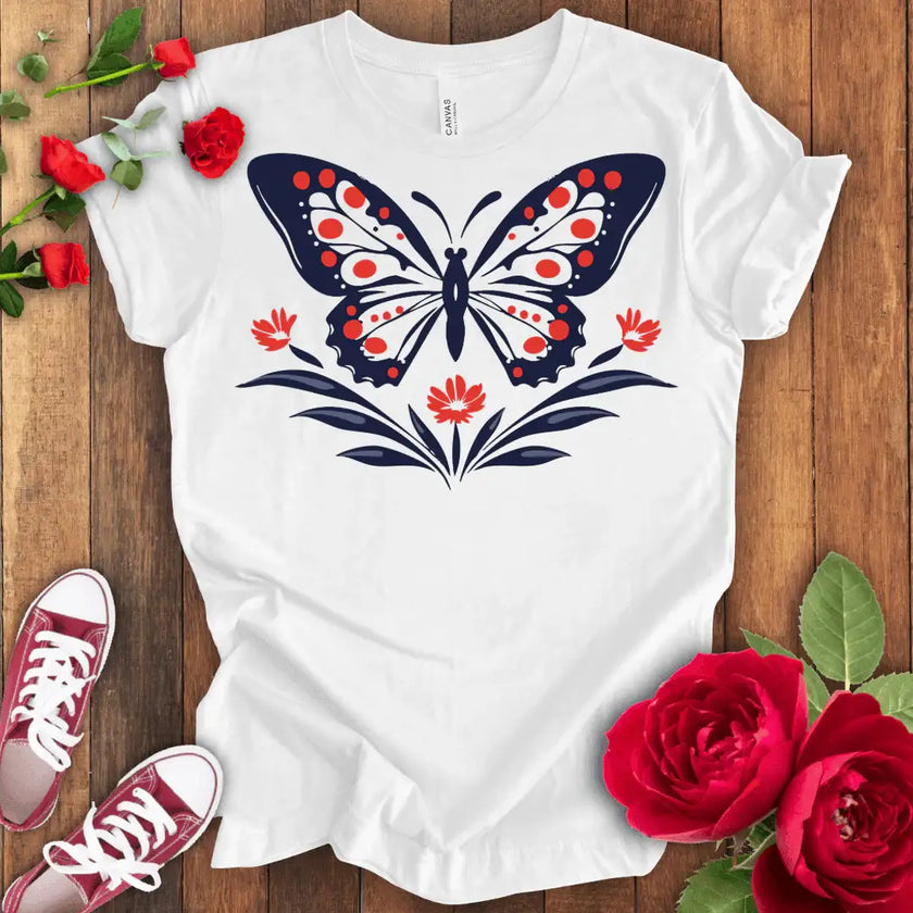 Wings of Wonder Butterfly T-shirt - STYLISHOUR