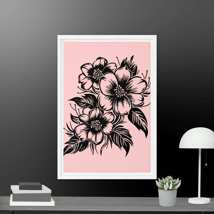 Flower Framed canvas - STYLISHOUR