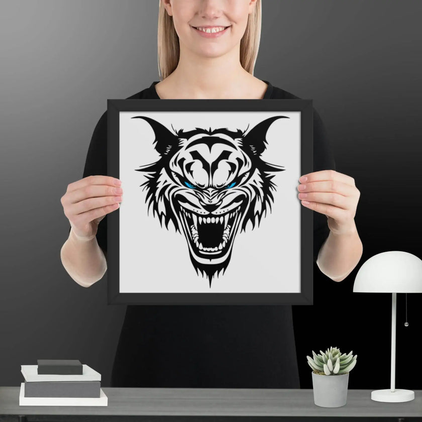 Roaring Madness Wall Art Framed poster - STYLISHOUR