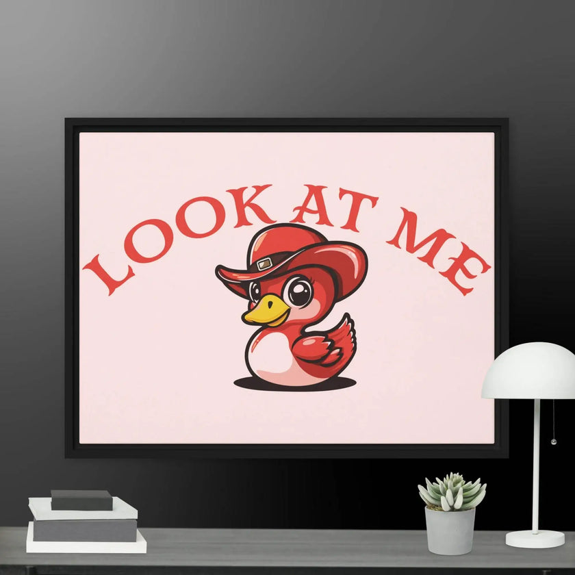 Look At Me Framed canvas - STYLISHOUR