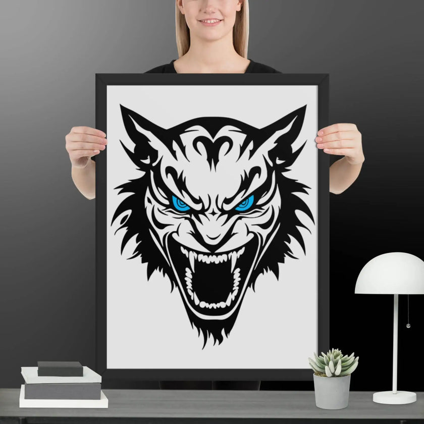 Jungle Madness Wall Art Framed poster - STYLISHOUR