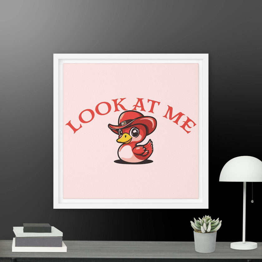Look At Me Framed canvas - STYLISHOUR