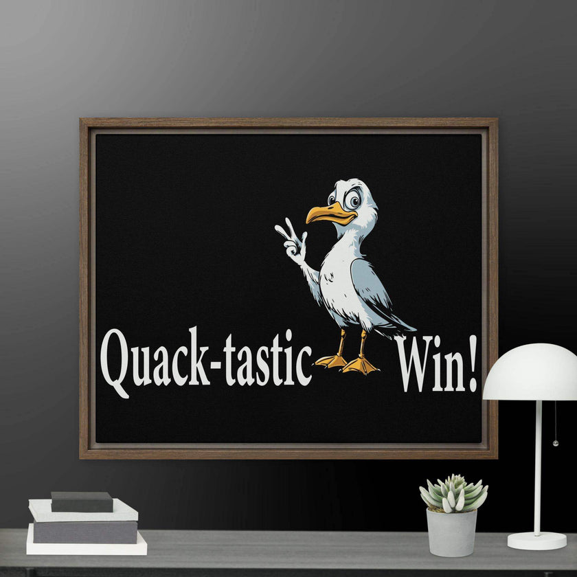 Fantastic Win Framed canvas - STYLISHOUR