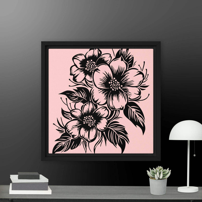 Flower Framed canvas - STYLISHOUR