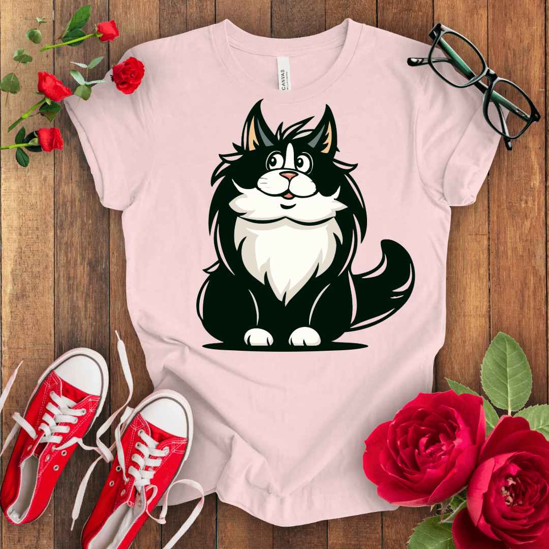 Cute Meow Vibes T-shirt - STYLISHOUR