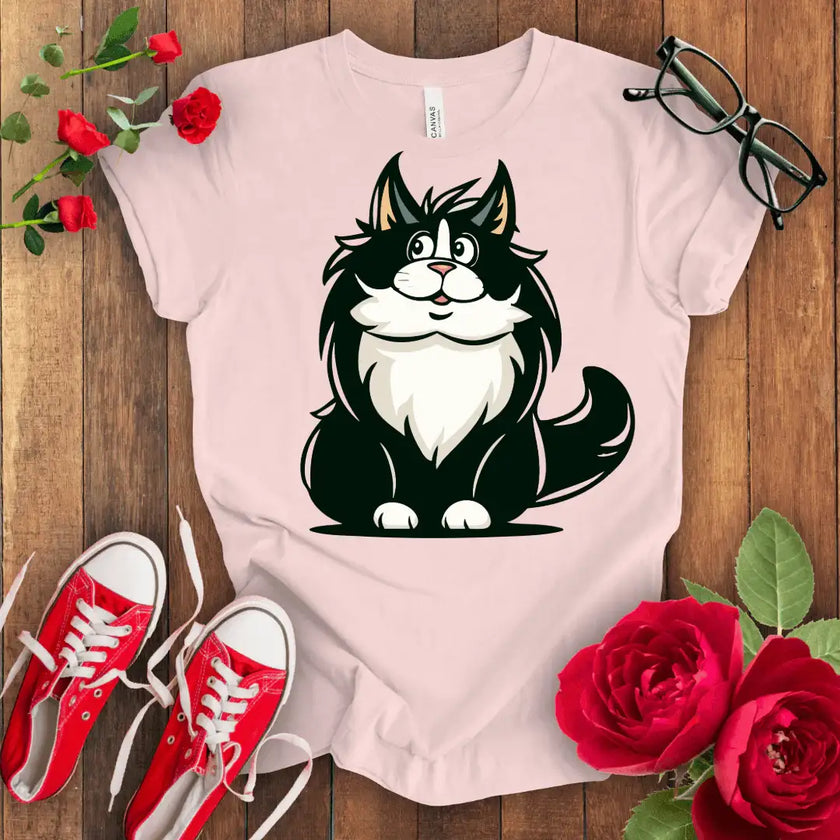 Meow Vibes Tee - Cute Cat Lover Shirt - STYLISHOUR