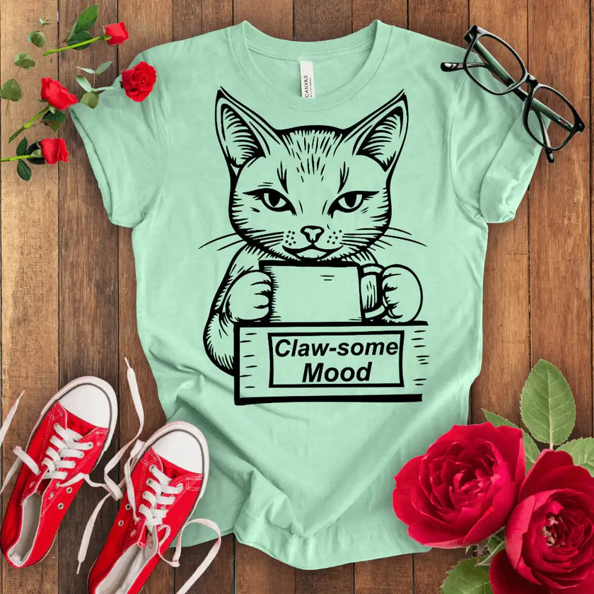 Awesome Mood Kitten T-shirt - STYLISHOUR