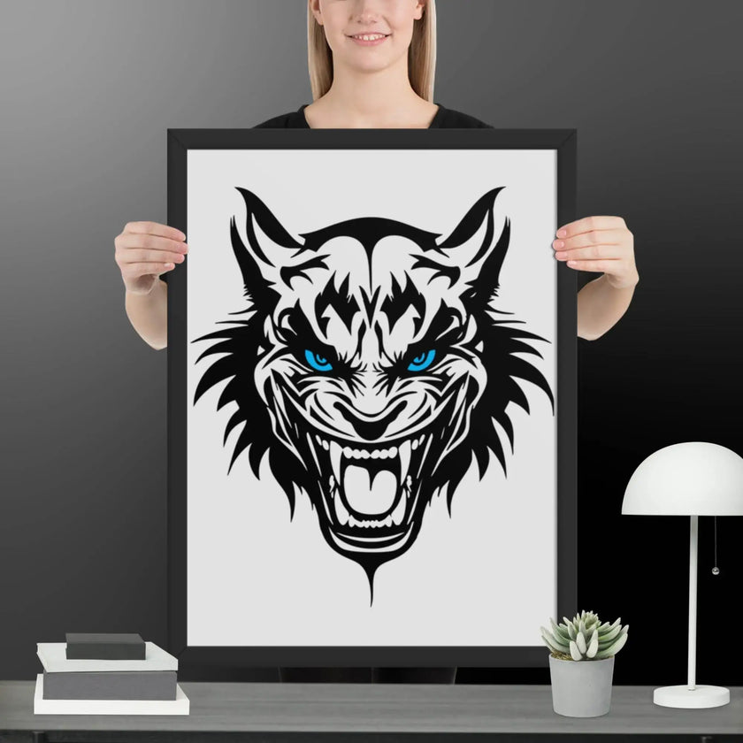 Savage Laughter Wall Art Framed poster - STYLISHOUR