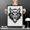 Savage Laughter Wall Art Framed poster - STYLISHOUR