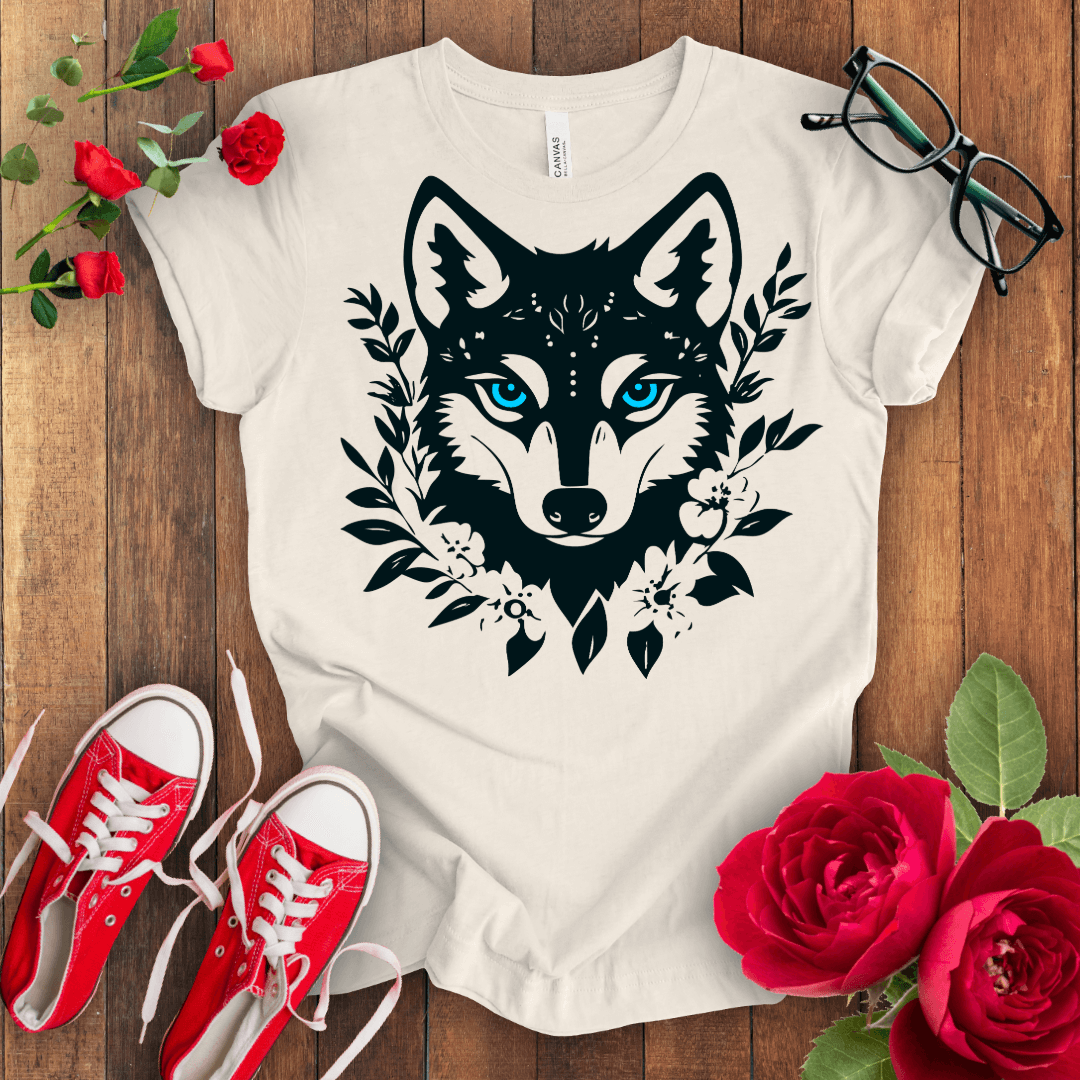 Blood Moon Hunt Wolf T-shirt - STYLISHOUR