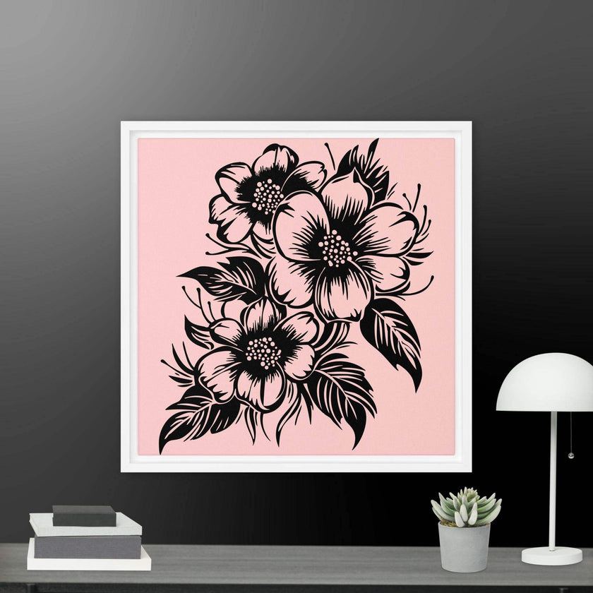 Flower Framed canvas - STYLISHOUR