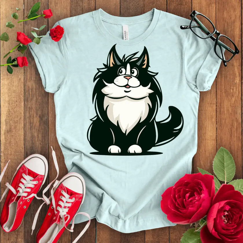 Meow Vibes Tee - Cute Cat Lover Shirt - STYLISHOUR