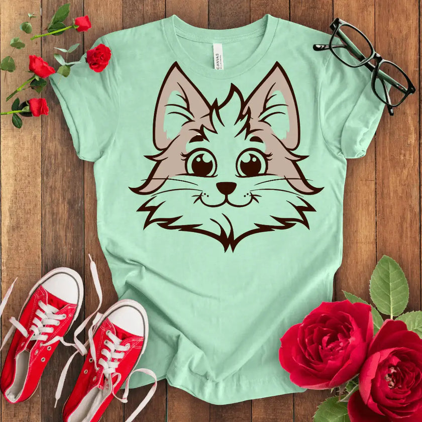 Whiskers Wonder Tee: a purr-fect shirt for cat lovers! - STYLISHOUR