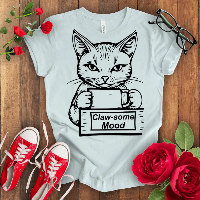 Awesome Mood Kitten T-shirt - STYLISHOUR