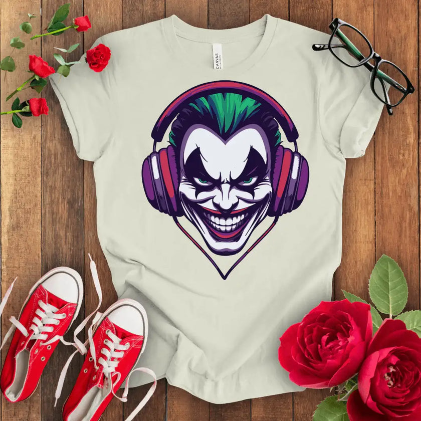 Joker Smile Tee - Killer Graphic Print Shirt - STYLISHOUR