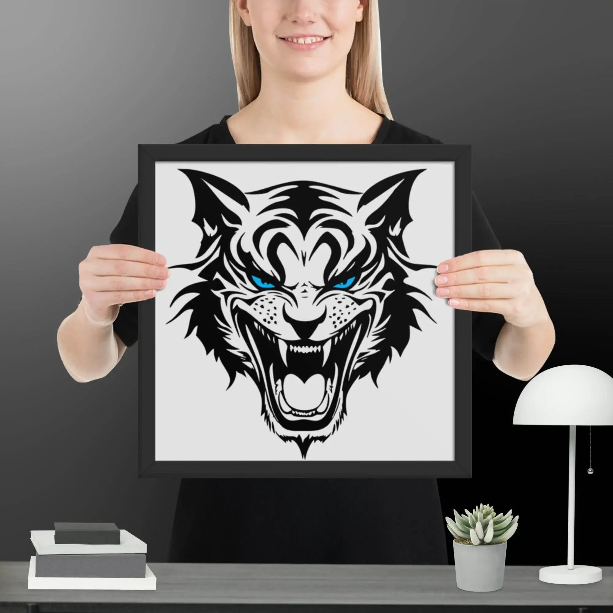 Fierce Fusion Wall Art Framed poster - STYLISHOUR