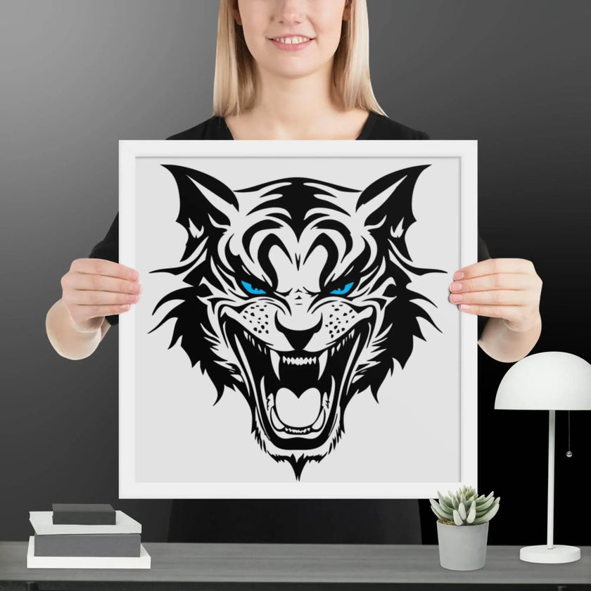 Fierce Fusion Wall Art Framed poster - STYLISHOUR