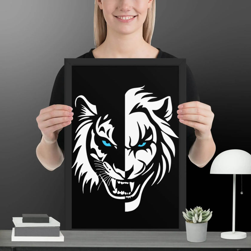 Roar & Madness Wall Art Framed Poster - STYLISHOUR