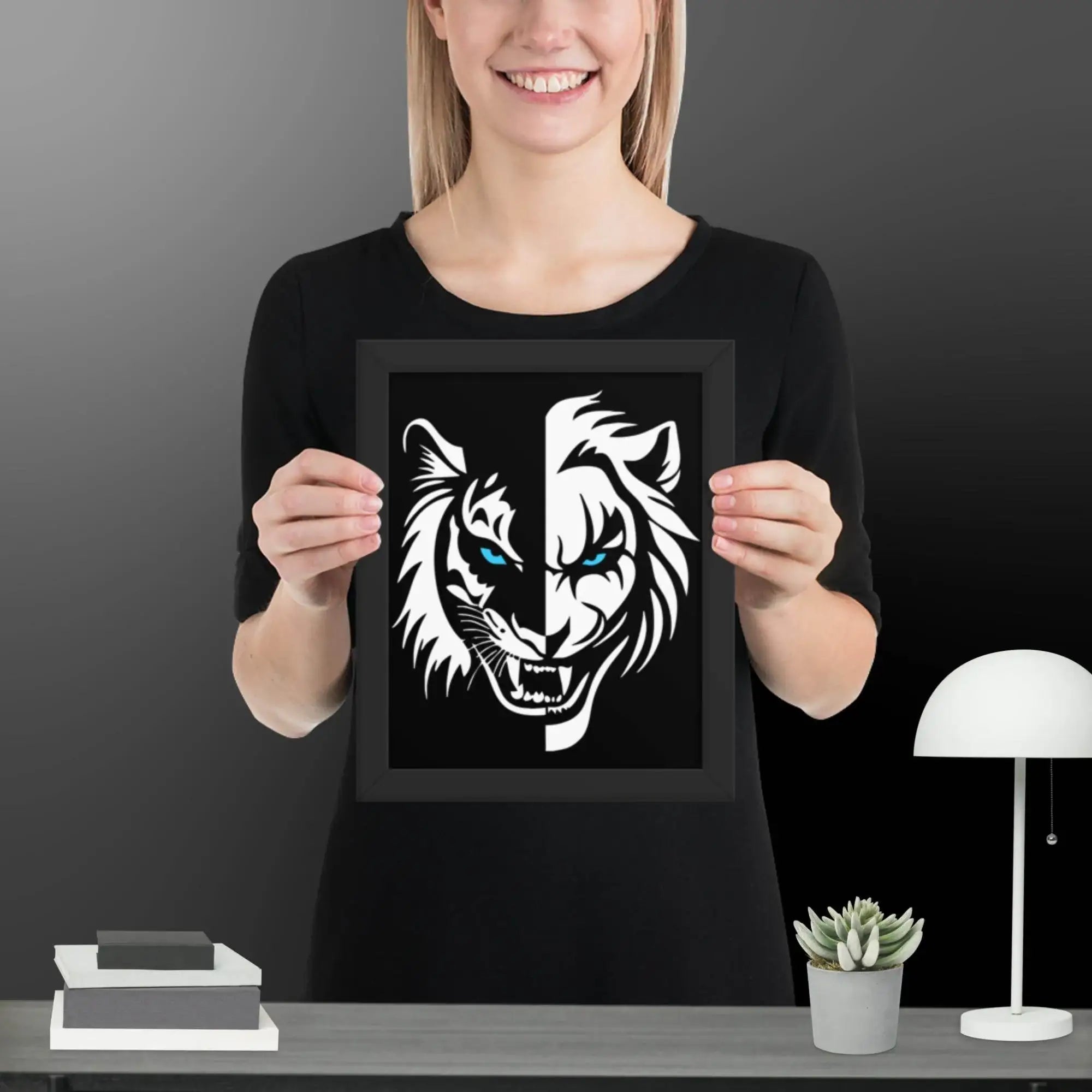 Roar & Madness Wall Art Framed Poster - STYLISHOUR