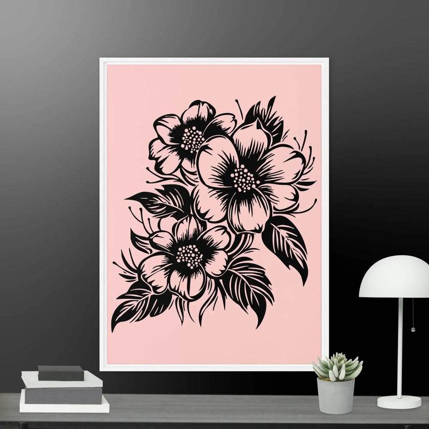Flower Framed canvas - STYLISHOUR