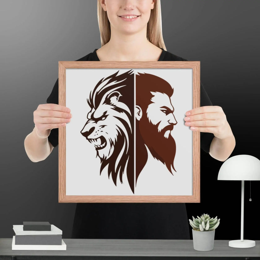 Fierce Fusion Wall Art Framed poster - STYLISHOUR