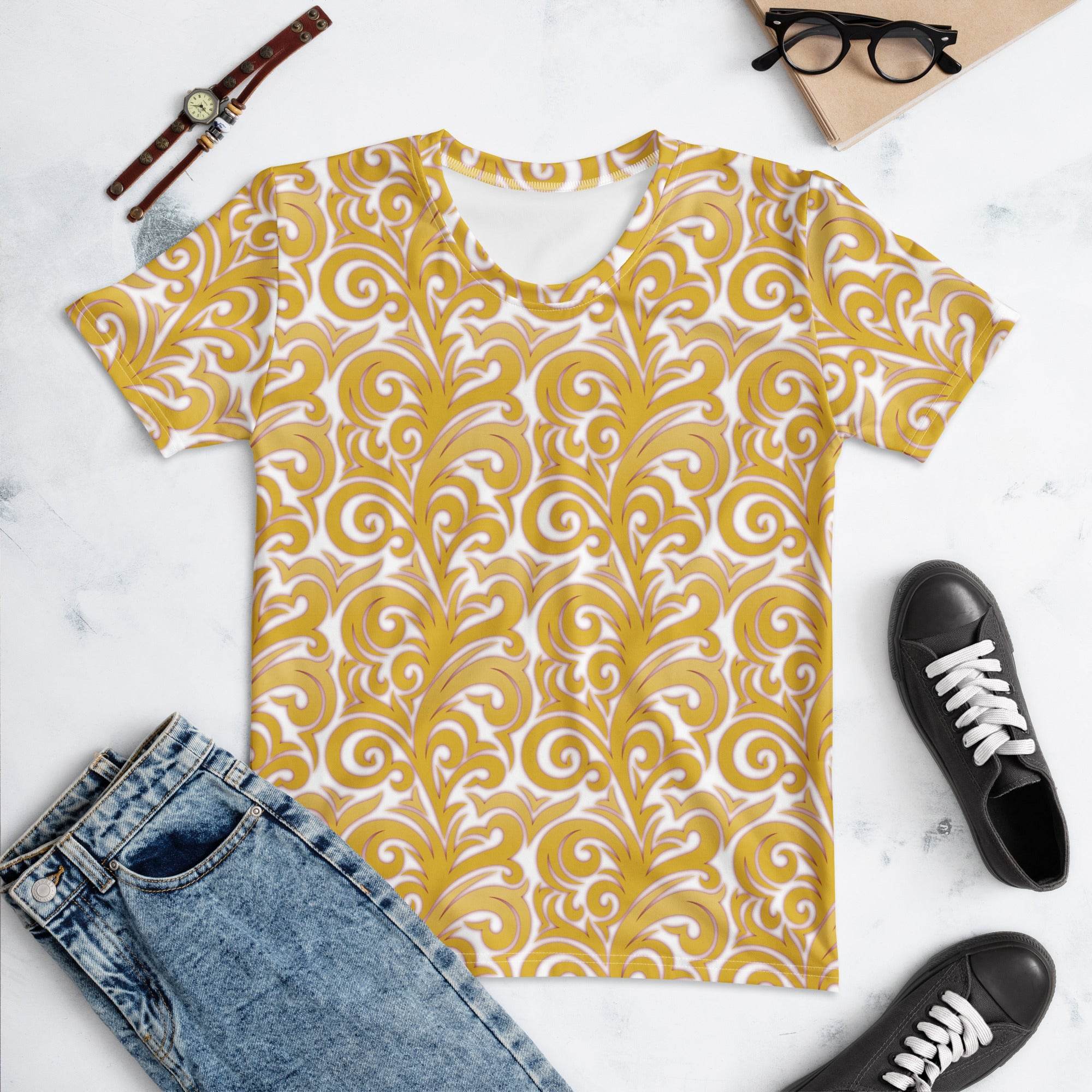 Crew Neck T-shirt - STYLISHOUR