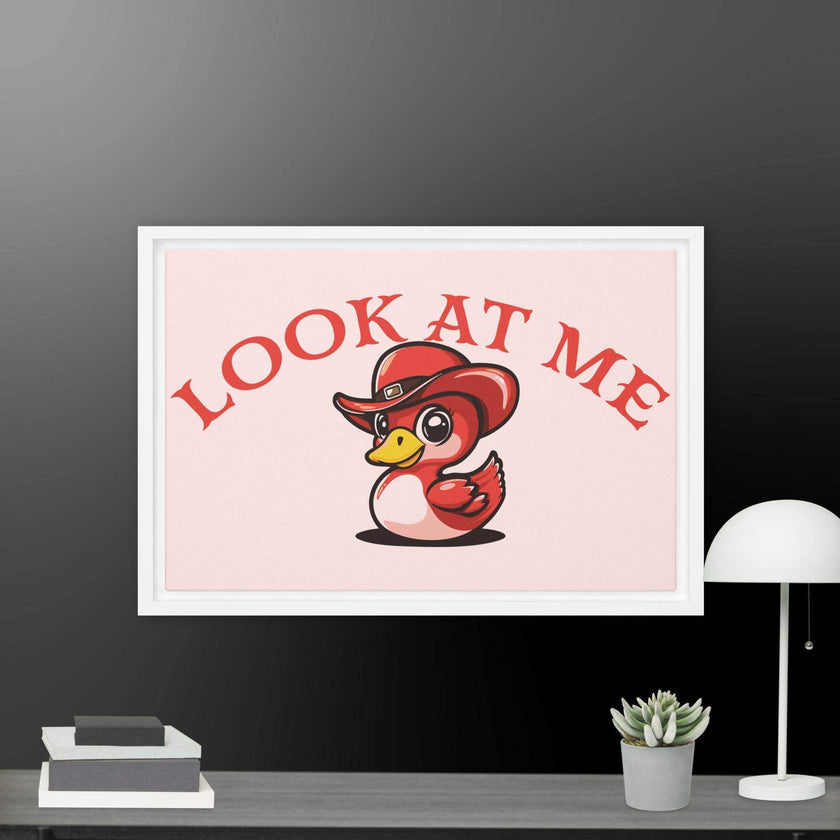 Look At Me Framed canvas - STYLISHOUR